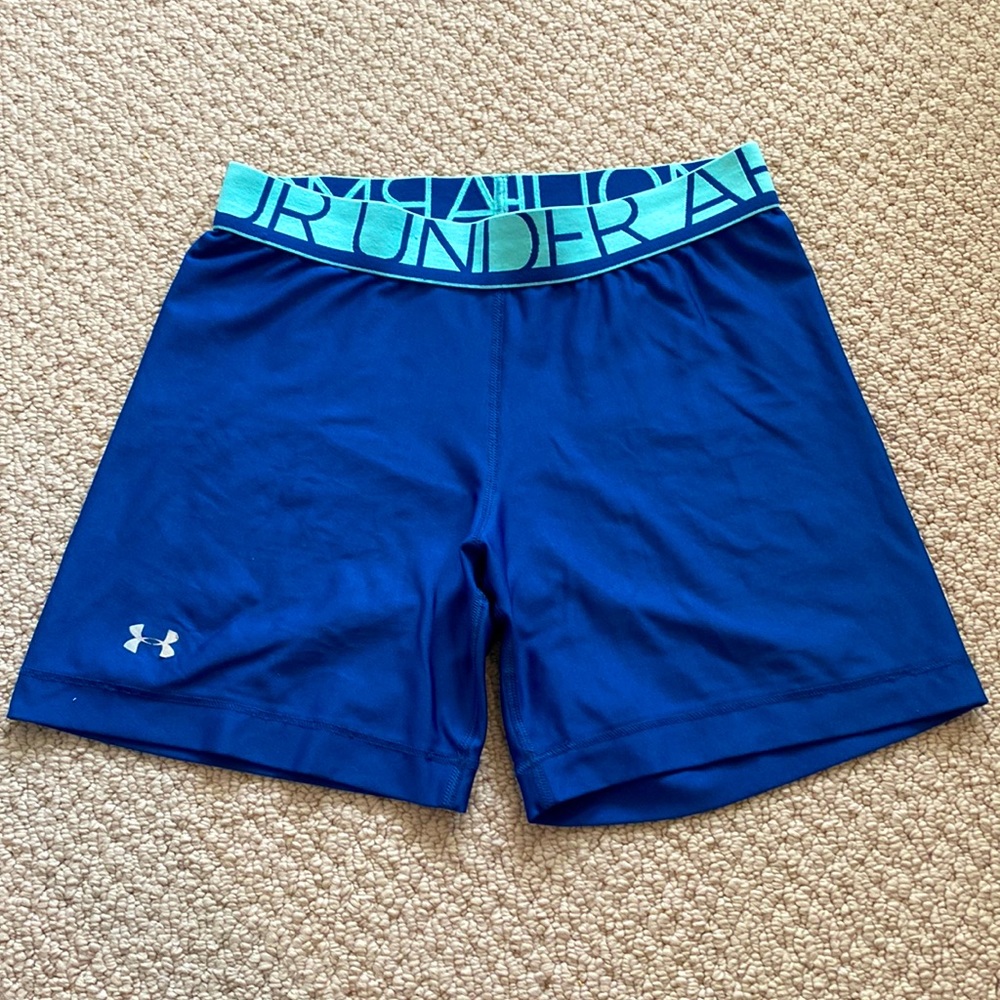 Under Armour Blue Spandex Shorts